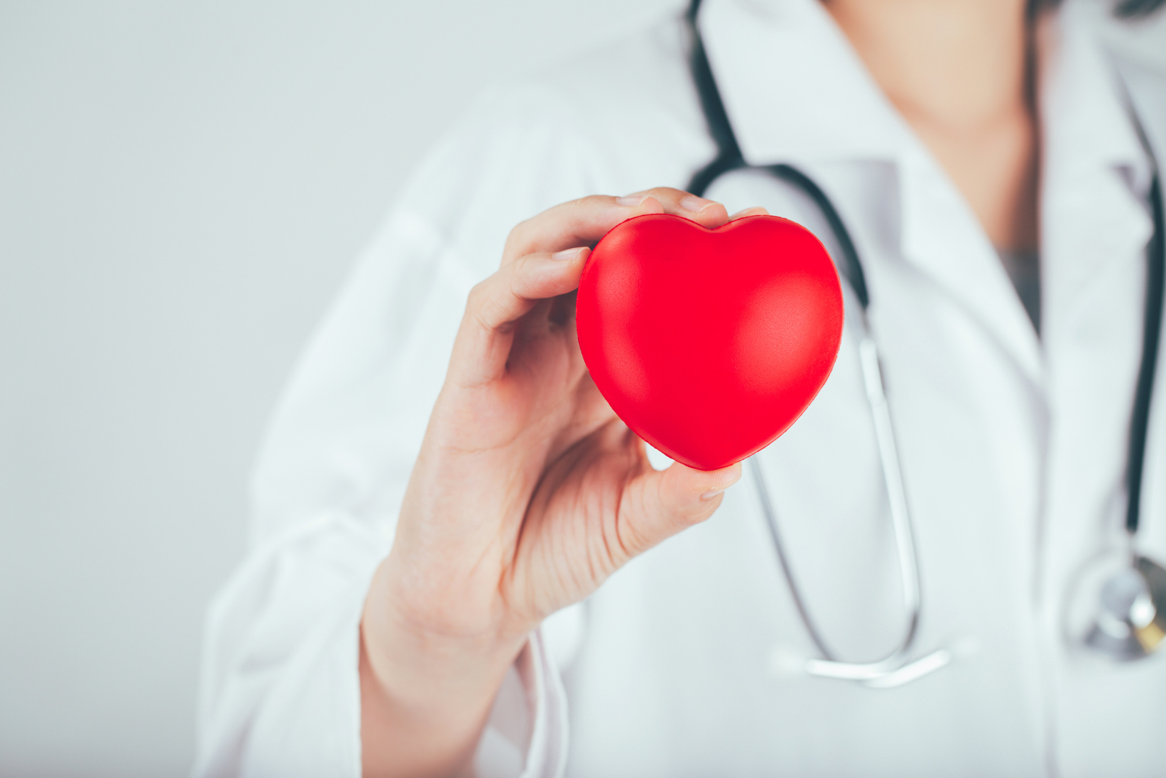 Doctor Holding a Heart